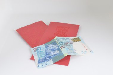 Çin yeni yılı kırmızı zarf