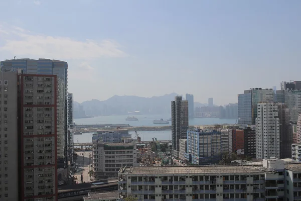 Ciudad de Hong Kong en el distrito de Kwun Tong —  Fotos de Stock