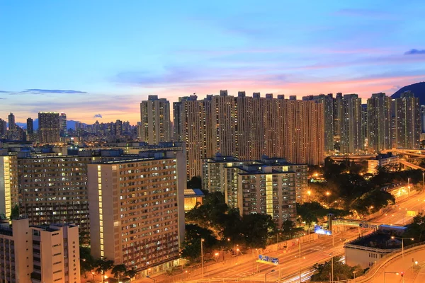 Kwun tong, baía de kowloon, hong kong — Fotografia de Stock