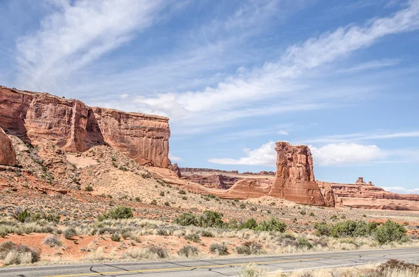 Schapen Rock in het Arches National Park — Stockfoto