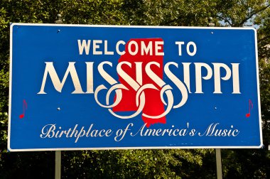 Mississippi hoş geldiniz işareti