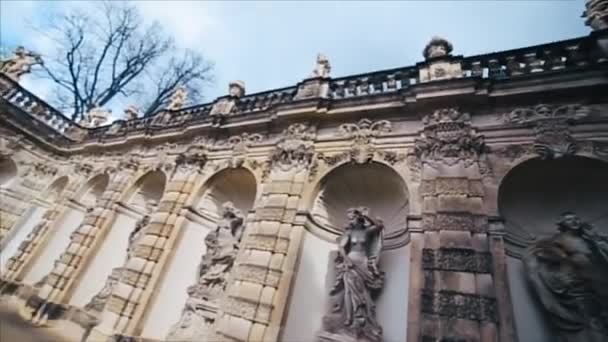 Old Masters Picture Gallery in Dresden — Stock Video