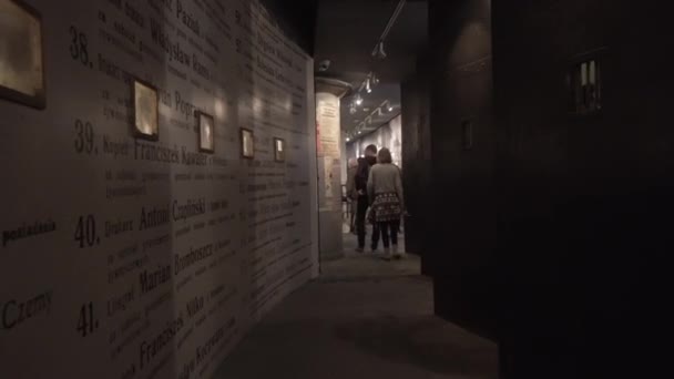 Museo della Fabbrica Schindlers a Cracovia . — Video Stock