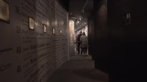 Schindlers Factory Museum in Krakow. — Stock Video