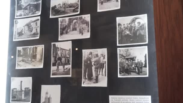 Museo de la Fábrica de Schindlers en Cracovia . — Vídeo de stock