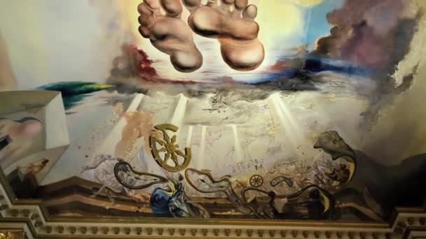 Museo Teatre de Salvador Dalí en Figueres — Vídeos de Stock