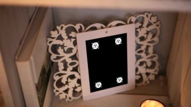 Mockup Video görüntüler Framework Phototography için çoğu rafa