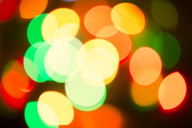 Bokeh etkisi ile çok renkli arka plan