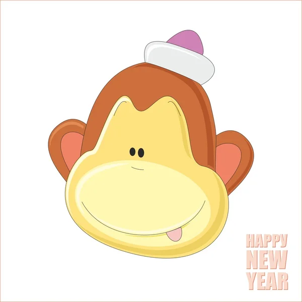 New year monkey — Stock Photo, Image