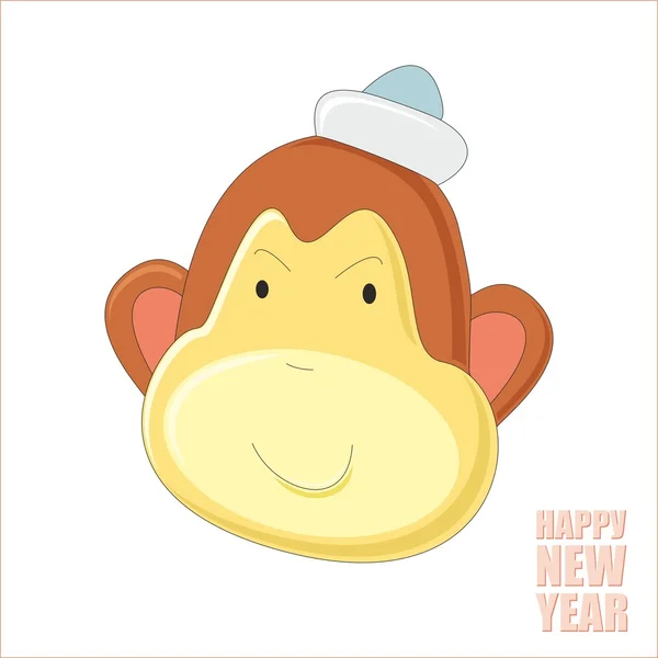 New year monkey bad — Stock Photo, Image