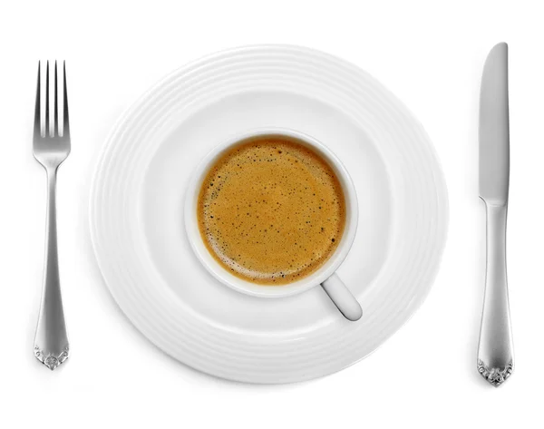 Koffie voor het diner — Stockfoto