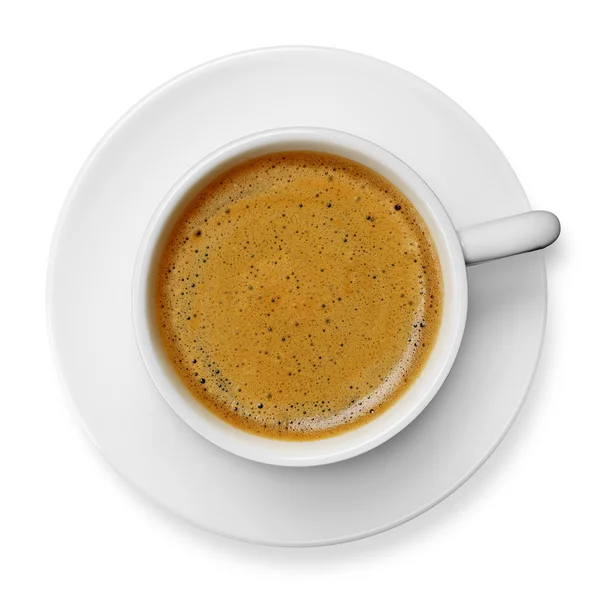 Tazza di caffè con piattino — Foto Stock