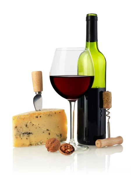 Wine and cheese — Stock Photo, Image