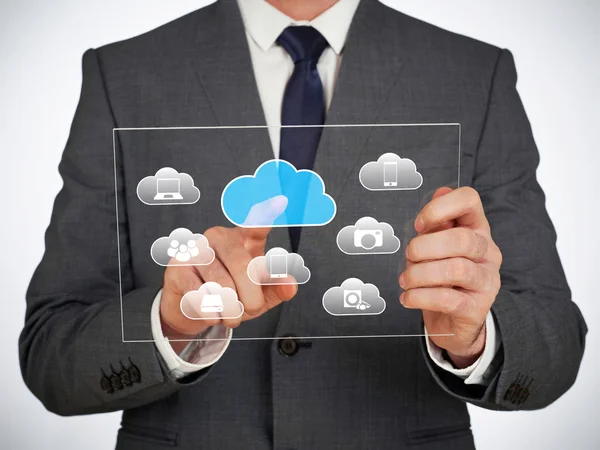 Enheter cloud datatekniska — Stockfoto