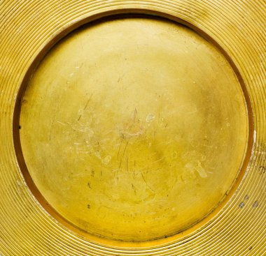 Yuvarlak altın doku