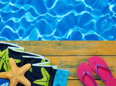 Yüzme zaman arka plan