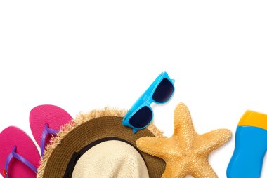 beyaz plaj aksesuarları