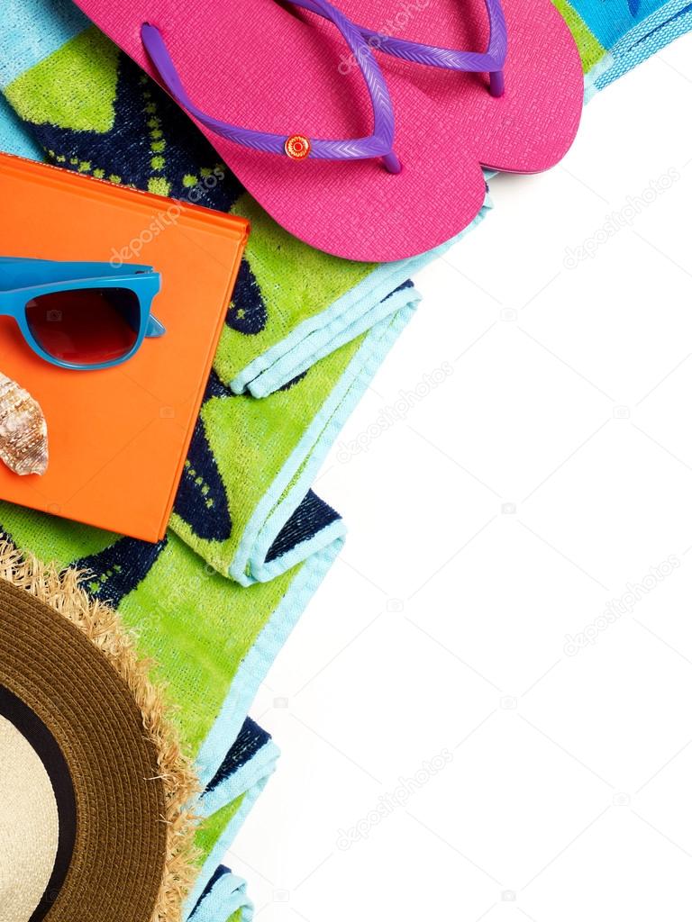 Towel and beach accessories