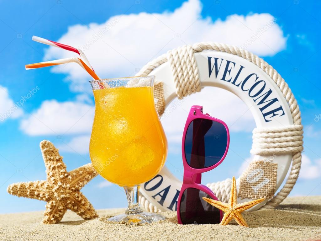 Vacation concept on the beach — Stock Photo © Goir #102547374, image size:1024x768