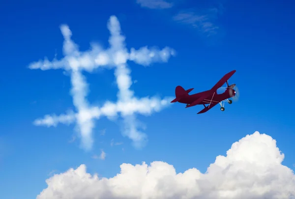 Symbole de hashtag dans le ciel — Photo