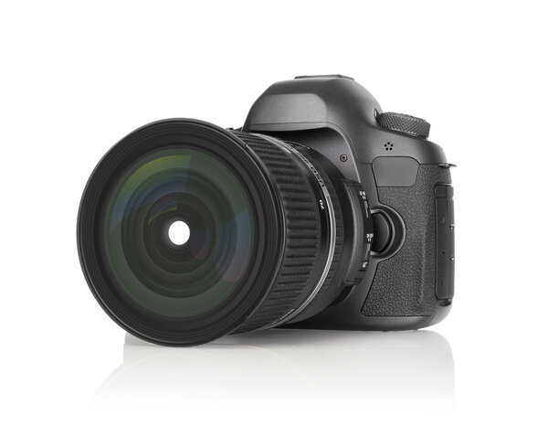 фотокамера на белом
