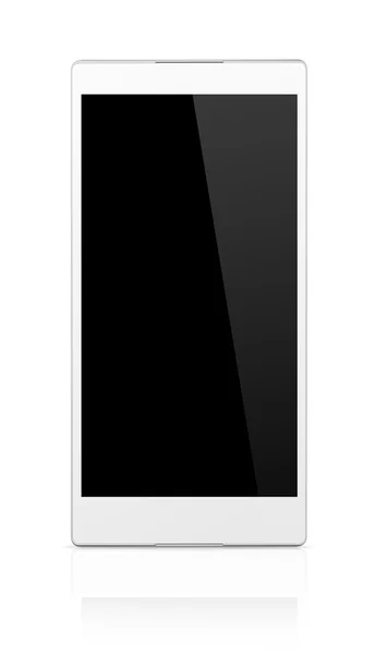 Mobiele telefoon op wit — Stockfoto