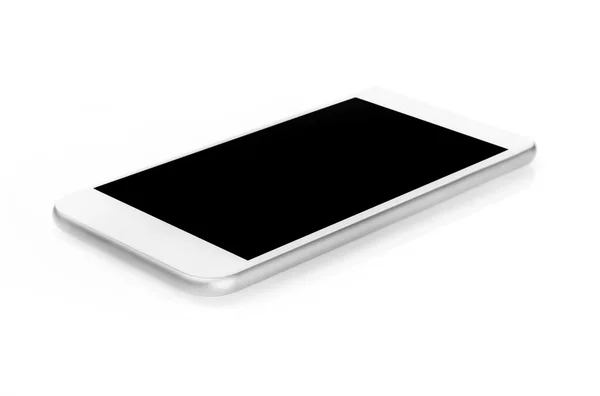 Mobiltelefon på vit — Stockfoto
