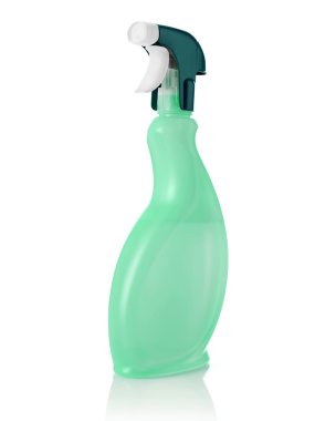 beyaz üzerine püskürtülen ilaç şişe