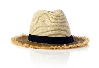 Beyaz güneş şapkası