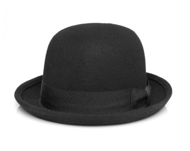 Beyaz üstüne siyah şapka