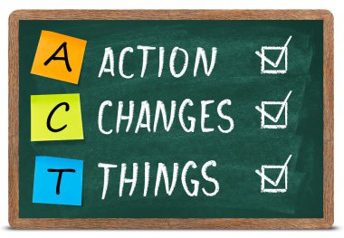 Yazı tahtası üzerinde hareket kavramı