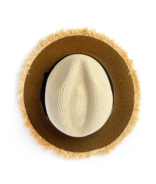 Beyaz güneş şapkası — Stok fotoğraf
