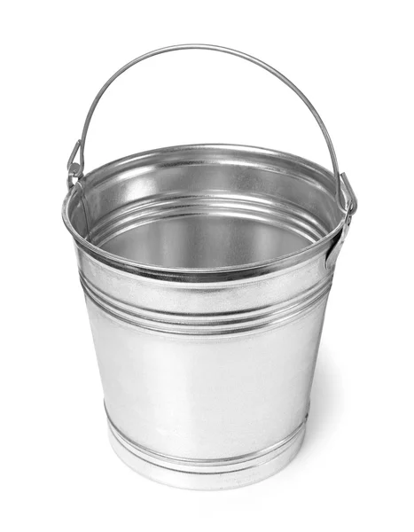 Bucket on white — Stock Photo, Image