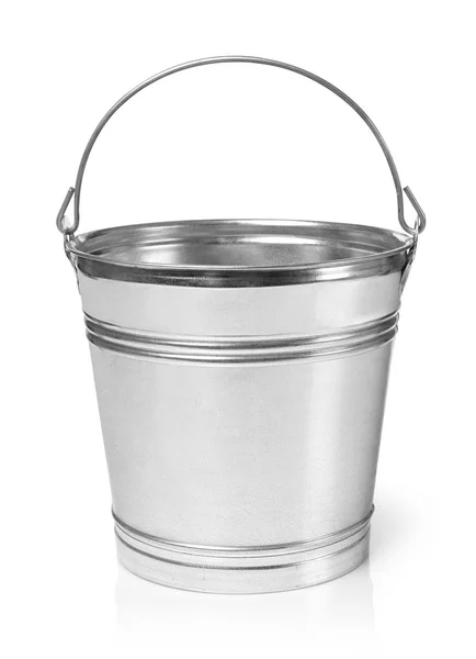 Bucket on white — Stock Photo, Image