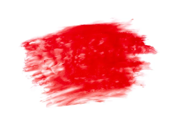 Mancha de pintura roja — Foto de Stock