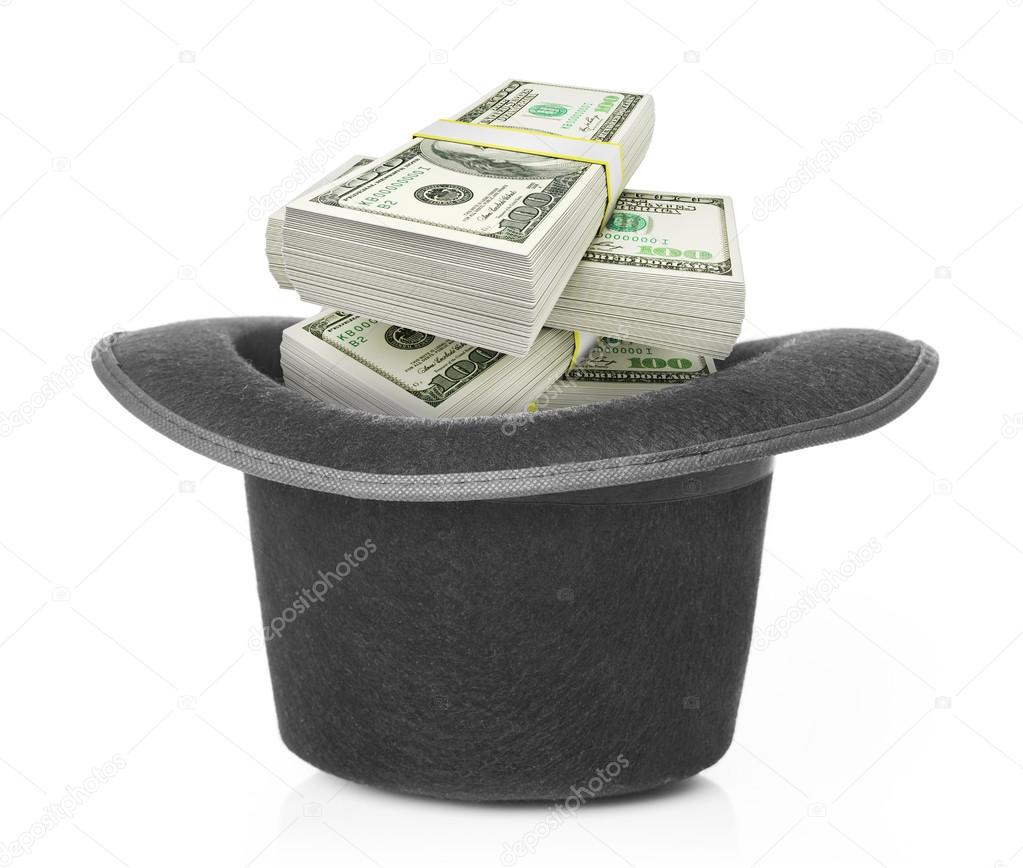 Hat full of money — Stock Photo © Goir 103173694
