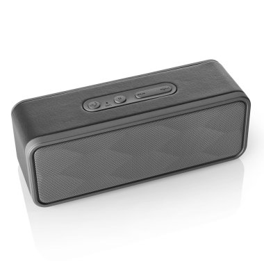 Beyaz üzerine kablosuz hoparlör