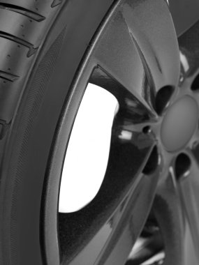 Araba lastik yakın çekim