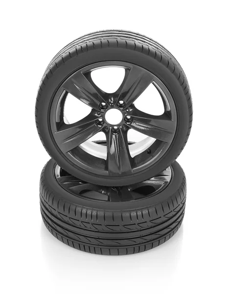 Sport tires on white — Stock Photo, Image