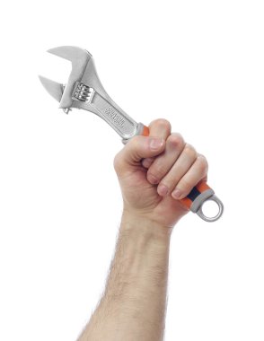 İngiliz anahtarlı el.