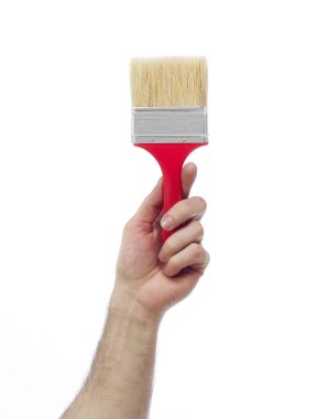 Boya fırçasıyla el