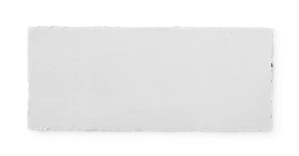 Rasgo de papel sobre branco — Fotografia de Stock