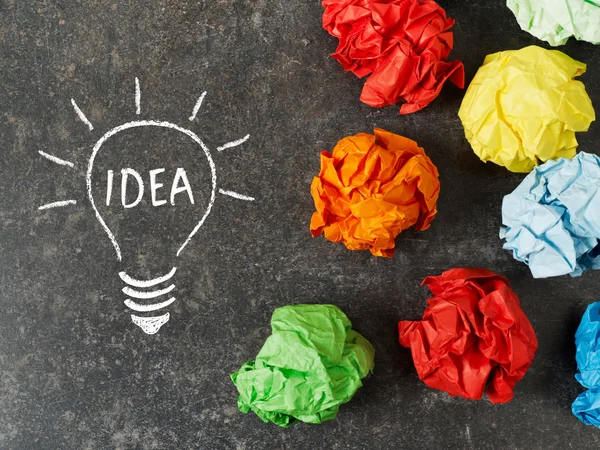 Light bulb Idea concept — Stock Photo, Image