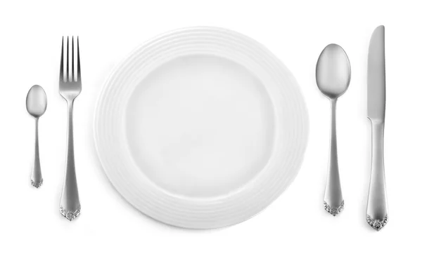 Classic dinner place setting — Stock Photo, Image