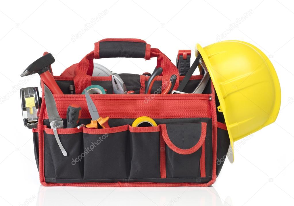 Toolbox filled with tools