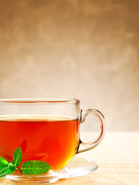 Чашка чаю з м'ятою — стокове фото