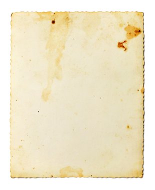 Lekeli eski fotoğraf