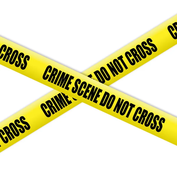 Crime scene tape — Stock Photo, Image