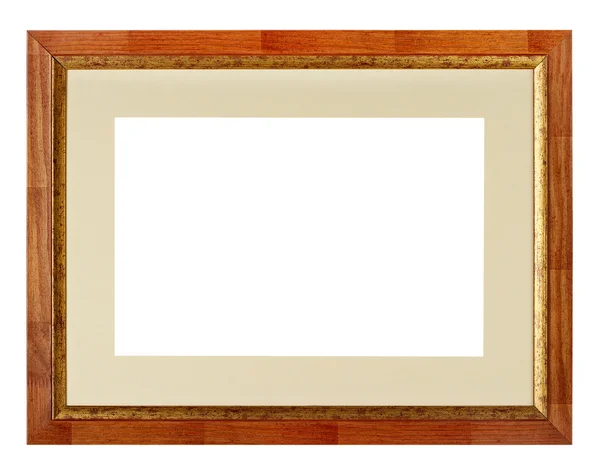 Retro frame op witte achtergrond — Stockfoto
