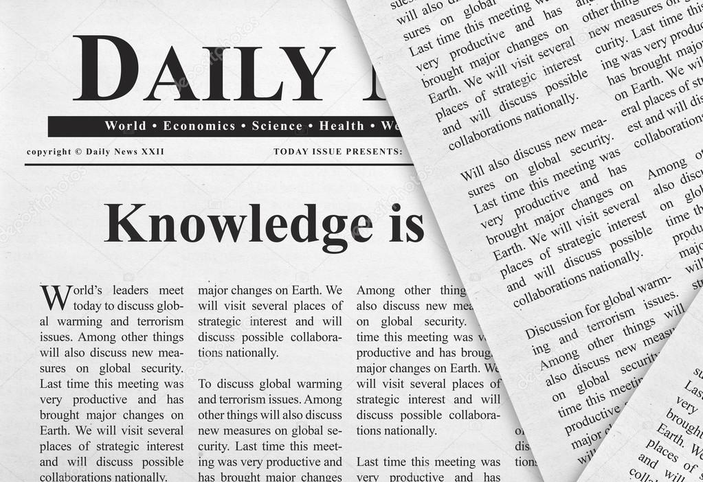 Why Knowledge News Matters